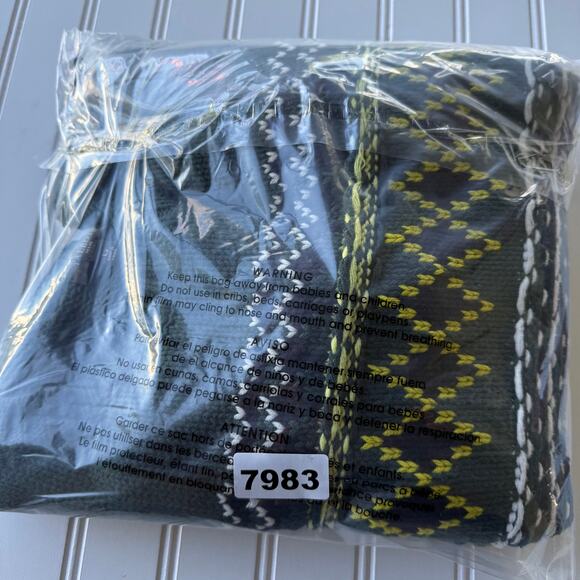 Talbots size L/P Green Yellow Warm pullover sweater size L/P - Picture 8 of 8